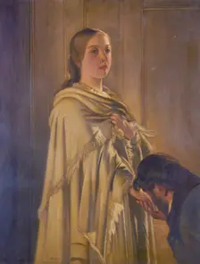 Queen Victoria Receiving the News of Her Accession at Kensington Palace, 20th June 1837 1909. Creator: Frederick P Shuckard