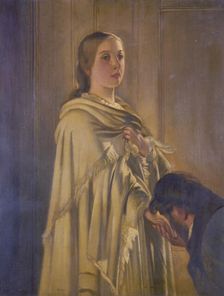 Queen Victoria Receiving the News of Her Accession at Kensington Palace, 20th June 1837 1909. Artist: Frederick P Shuckard