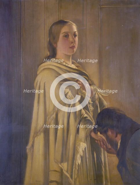 'Queen Victoria Receiving the News of Her Accession at Kensington Palace, 20th June 1837', 1909. Artist: Frederick P Shuckard