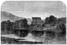 Queen Victoria's visit to Germany: Reinhardsbrunn, near Gotha, the residence of Her Majesty, 1862. Creator: S. R.