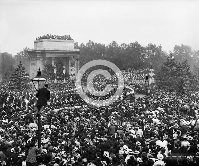 Queen Victoria's Diamond Jubilee Procession, Green Park, London, 22 June 1897. Artist: York & Son.