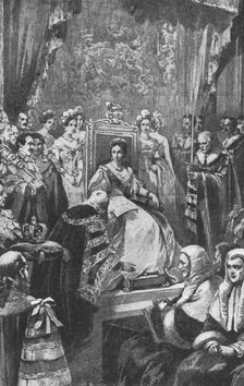 Queen Victoria's First Parliament: The Opening Ceremony, November 20, 1837 (1901). Creator: Unknown