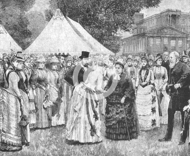 'Queen Victoria's Jubilee Garden Party at Buckingham Palace, June 29, 1887', (1901).  Creator: Unknown.