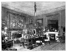 Queen Victoria's private sitting-room, Osborne House, Isle of Wight