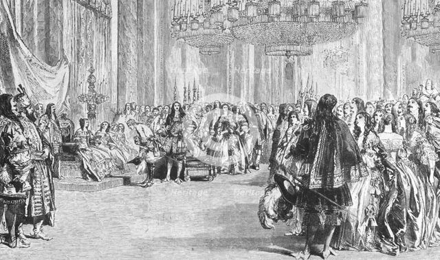 'Queen Victoria's Restoration Costume Ball at Buckingham Palace, June 6, 1845', 1901.  Creator: Unknown.