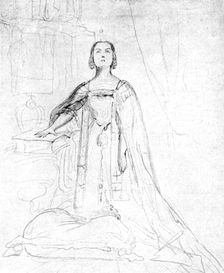 Queen Victoria taking the coronation oath, 1837, (1901).Artist: George Hayter