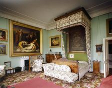 Queen Victoria's Bedroom, Osborne House, c1990-2010. Artist: Nigel Corrie