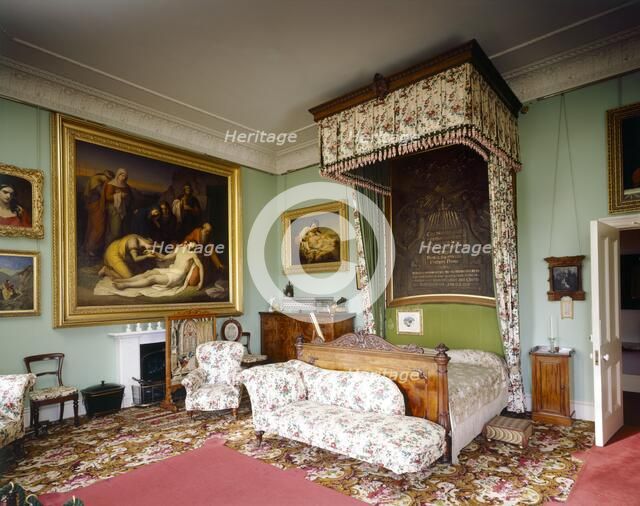 Queen Victoria's Bedroom, Osborne House, c1990-2010. Artist: Nigel Corrie.