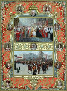 Queen Victoria's coronation, 1837 and Golden Jubilee, 1887