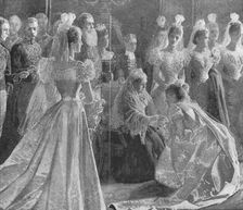 Queen Victoria's Diamond Jubilee: Drawing-Room at Buckingham Palace, May 11, 1897 (1901). Creator: Unknown