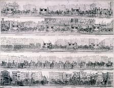 Queen Victoria's Progress through London, 1837. Artist: Joseph Robins