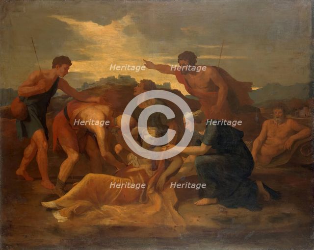 Queen Zenobia Found on the Banks of the Arax, 1640. Creator: Nicolas Poussin.