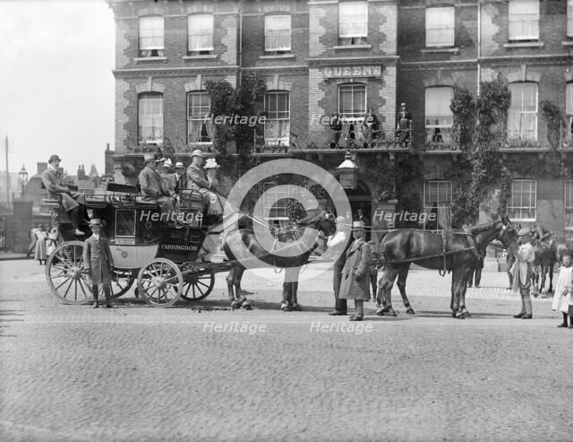 Queens Hotel, Abingdon, Oxfordshire, c1860-c1922. Artist: Henry Taunt