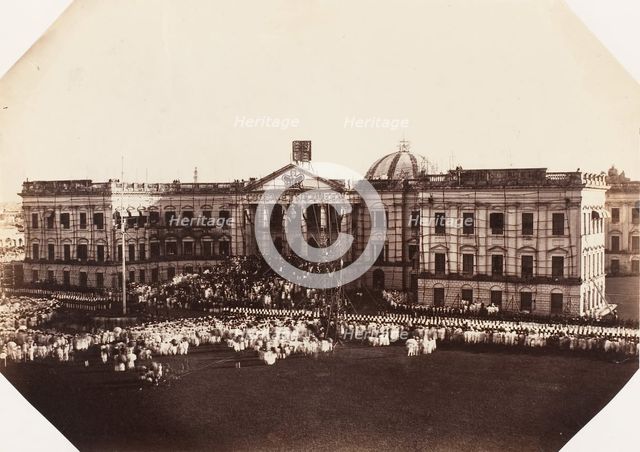 Queens Proclamation, Government House, Calcutta, November 1858, 1858. Creator: Unknown.
