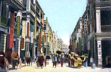 Queens Road Central, Hong Kong, China, c1900s