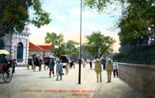 Queens Road Central, near the Parade Ground, Hong Kong, China, c1900s