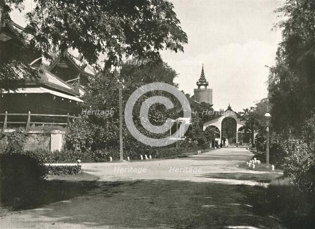 'Queen's Watch Tower, the Palace, Mandalay', 1900. Creator: Unknown.