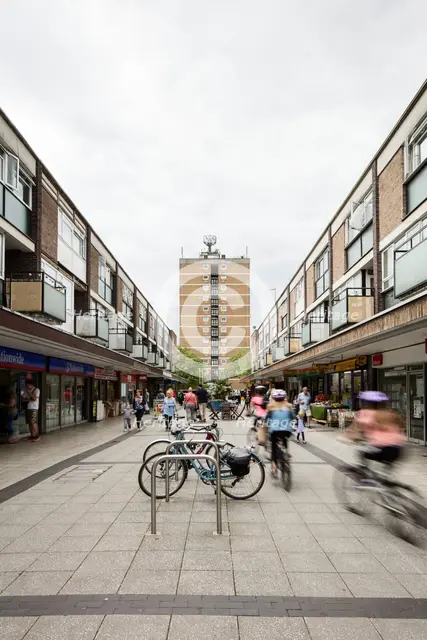 Queensway, looking towards The Towers, Stevenage, Hertfordshire, 2017. Creator: Patricia Payne.
