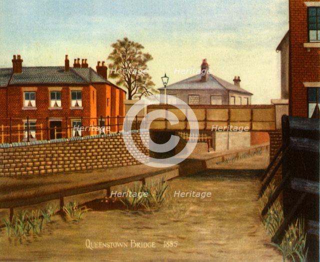 'Queenstown Bridge, Swindon, 1885', (1943). Creator: G. Puckey.