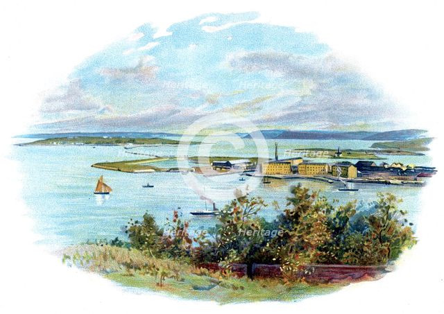 Queenstown/Cobh, harbour for Cork City. Artist: Unknown