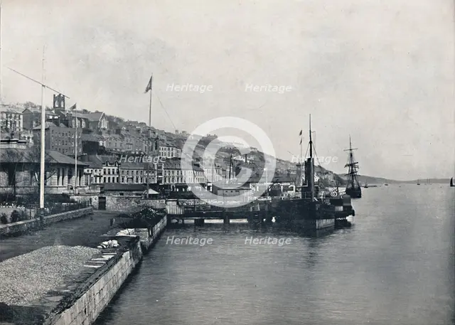 'Queenstown - Looking Along the Shore', 1895. Artist: Unknown.