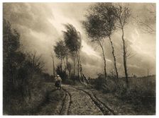 Quel vent! ("What a wind!"), 1930. Creator: Misonne, Leonard (1870-1943)