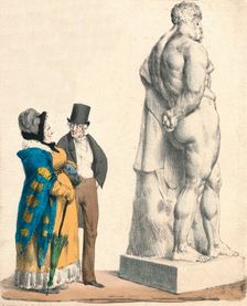 Quel gaillard! Qu'en dis-tu ma femme? - he! he! he! c1822. Creator: Pierre LanglumÃ©