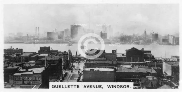 Quellette Avenue, Windsor, Ontario, Canada, c1920s. Artist: Unknown