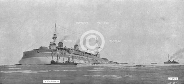 'Quelques drames sur mer; le 27 decembre 1916, a 8 heures 52 du matin, le cruisse francais `Gaulois` Creator: Unknown.