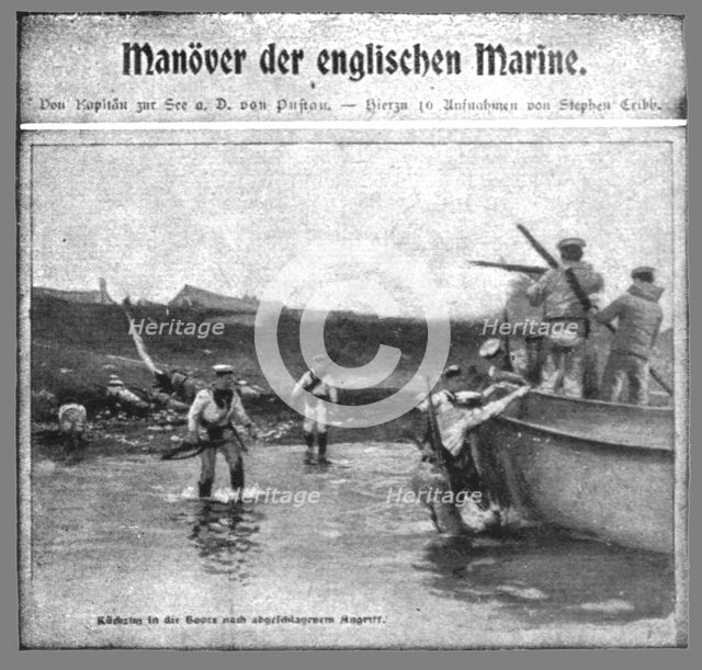 'Quelques Falsifications; Photographie publiee par la Woche, en 1907, avec un article..., 1907. Creator: Unknown.