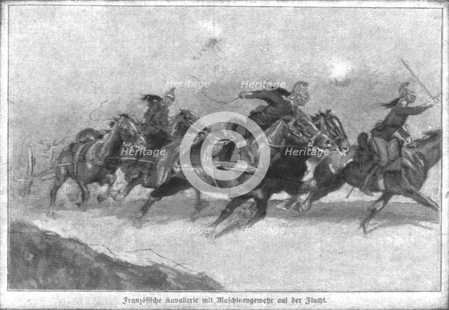 'Quelques Falsifications; Un dessin de Georges Scott publie par L'Illustration, le 31 Octobre 1914.. Creator: Georges Bertin Scott.