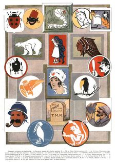 Quelques insignes de sections automobiles 1918. Creator: Unknown