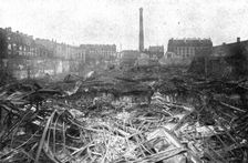Quelques Points de Chute; Les ruines des Magasins Paris-France, boulevard Voltaire, 137..., 1918. Creator: Unknown