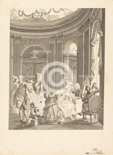 Qu'en dit l'Abbé?, 1788. Creator: Nicolas Delaunay.