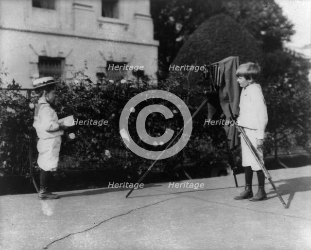 Quentin & Archie Roosevelt, 1902. Creator: Frances Benjamin Johnston.