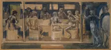 Quest for the Holy Grail - study for The Summons, 1894. Creator: Sir Edward Coley Burne-Jones