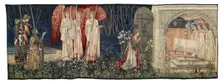 Quest for the Holy Grail Tapestries - Panel 6 - The Attainment; The Vision of the Holy..., 1895-96. Creator: Sir Edward Coley Burne-Jones
