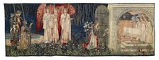 Quest for the Holy Grail Tapestries - Panel 6 - The Attainment; The Vision of the Holy..., 1895-96. Creator: Sir Edward Coley Burne-Jones