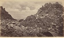Quezaltenango from the Crater of a Volcano, 1877. Creator: Eadweard J Muybridge