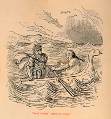 Quid times? Caesarem vehis 1852. Artist: John Leech