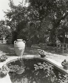 "Quiet Corner," John Wesley Baxter, Dublin and Hill Roads, Greenwich, Connecticut, 1920. Creator: Frances Benjamin Johnston