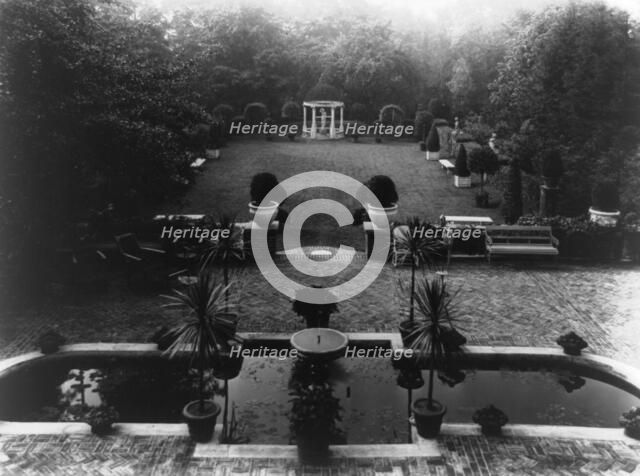 "Quiet Corner," John Wesley Baxter, Dublin and Hill Roads, Greenwich, Connecticut, 1920. Creator: Frances Benjamin Johnston.