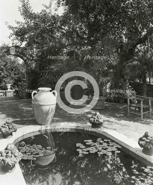 "Quiet Corner," John Wesley Baxter, Dublin and Hill Roads, Greenwich, Connecticut, 1920. Creator: Frances Benjamin Johnston.