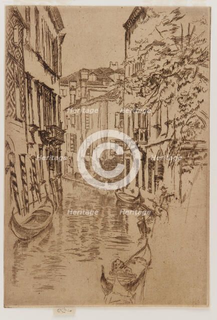 Quiet Canal, 1879-1880. Creator: James Abbott McNeill Whistler.