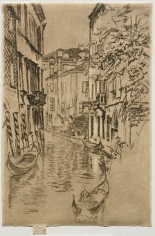 Quiet Canal. Creator: James McNeill Whistler (American, 1834-1903)