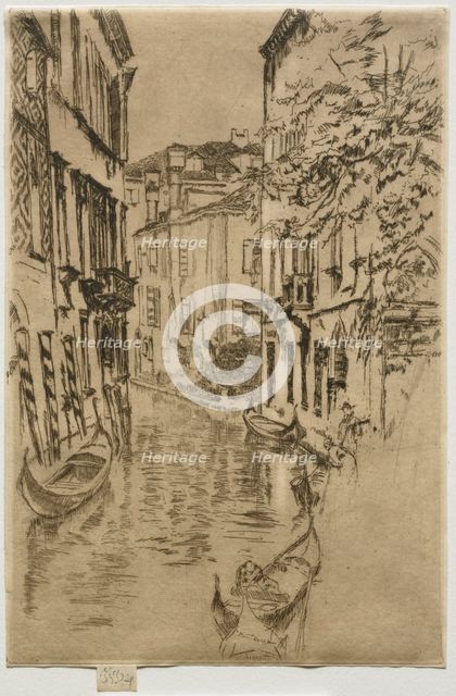 Quiet Canal. Creator: James McNeill Whistler (American, 1834-1903).