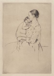 Quietude, c. 1891. Creator: Mary Cassatt