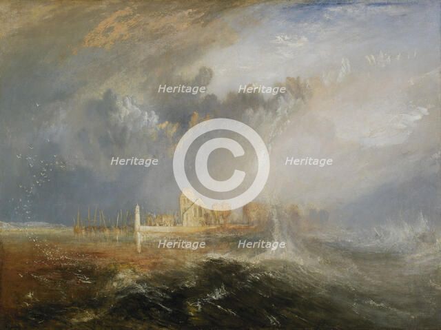 Quillebeuf-sur-Seine, 1833. Creator: Turner, Joseph Mallord William (1775-1851).