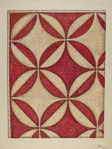 Quilt, 1940. Creator: Marie Lutrell