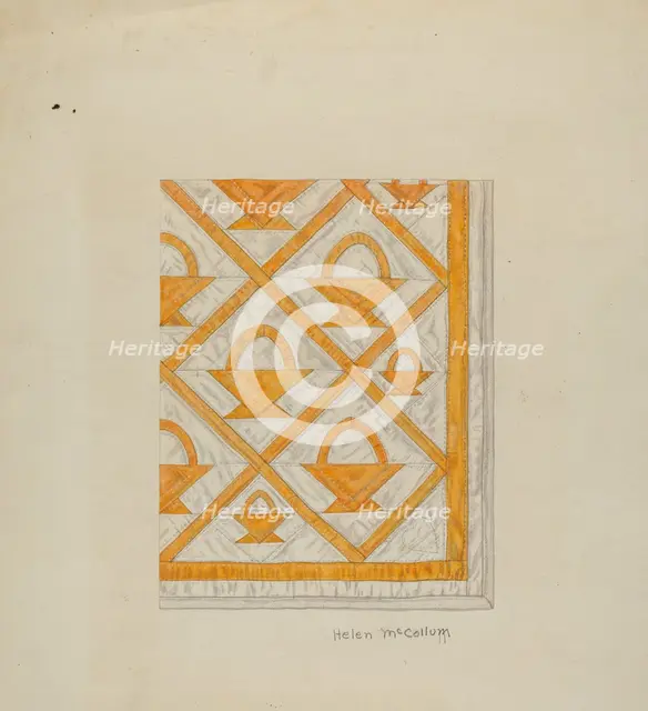 Quilt, 1935/1942. Creator: J. Herman McCollum.